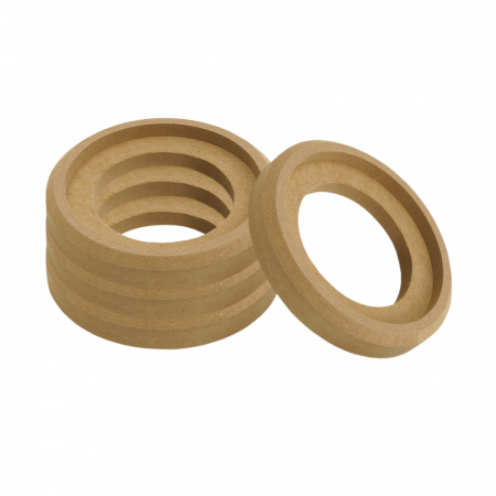 4-pack försänkta MDF-ringar till diskanter, 72 mm i gruppen Billjud / Tillbehör / Byggmaterial / MDF-ringar hos BRL Electronics (SETMDFRINGTW1X4)