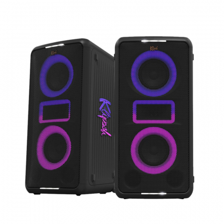 2-pack Klipsch Miami, partyhögtalare med mikrofon & Bluetooth i gruppen Hemmaljud / Högtalare / Partyhögtalare hos BRL (SETMIAMIPKT1)