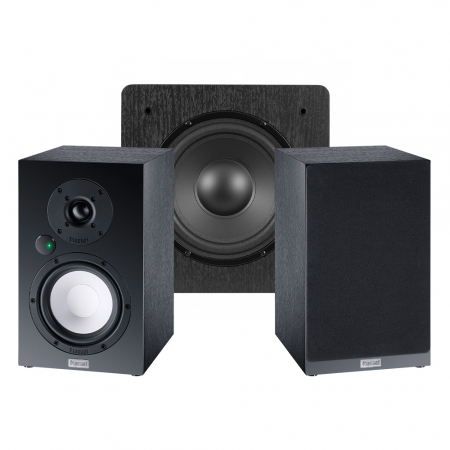 Magnat MM220 & Dynavoice Challenger Sub 8, Högtalarpaket 2.1 i gruppen Paketlösningar / Paket för hemmet / Högtalarpaket hem hos BRL (SETMM220PKT4)