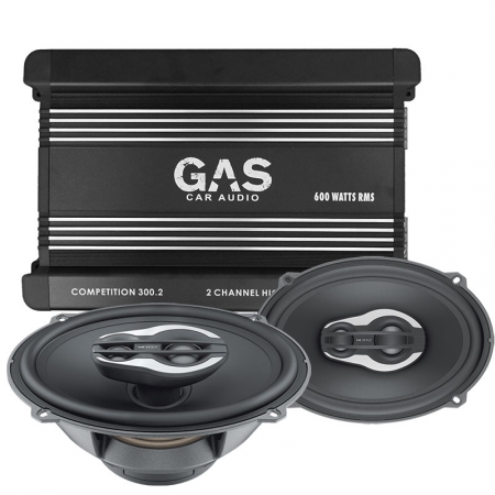 Hertz MPX 690.3 PRO & GAS Competition 300.2 i gruppen Paketlösningar / Paket för bilen / Hatthyllepaket hos BRL (SETMPX6903PAKT1)