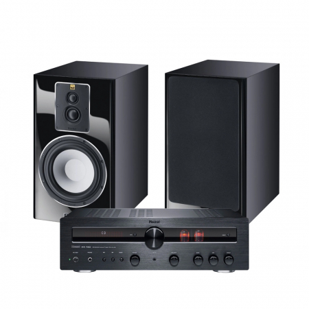Magnat MR780 & Magnat Signature 703 svart, stereopaket i gruppen Paketlösningar / Paket för hemmet / Stereopaket hos BRL (SETMR780PKT5)