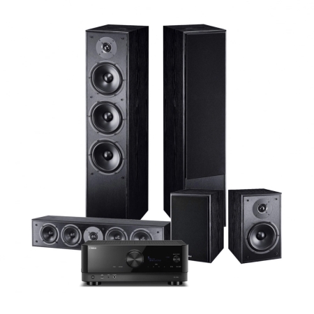 Magnat Monitor S70 5.0 hemmabiopaket med Yamaha RX-V6A i gruppen Paketlösningar / Paket för hemmet / Hemmabio & Hemmabiopaket hos BRL (SETMS70BPKT9)