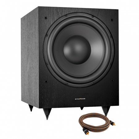 Dynavoice Magic MW12 i svart med 4 meter kabel på köpet i gruppen Hemmaljud / Högtalare / Subwoofers hos BRL (SETMW12PKT3)