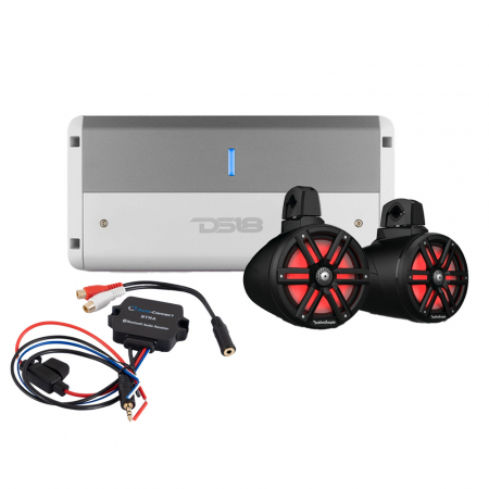 Rockford Fosgate M2WL & NXL-M4 med BT-adapter i gruppen Billjud / Marint ljud / Marinpaket hos BRL Electronics (SETNXLM4PKT3)
