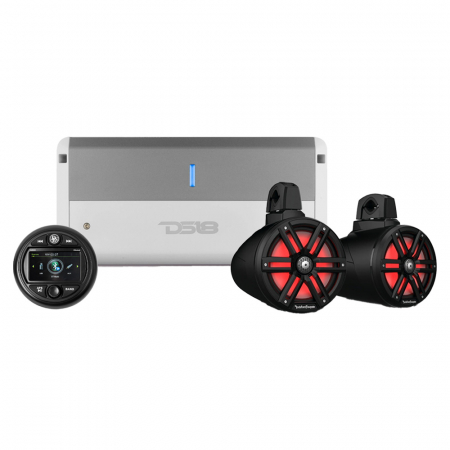 Rockford Fosgate M2WL & NXL-M4 med AMR30D i gruppen Billjud / Marint ljud / Marinpaket hos BRL Electronics (SETNXLM4PKT4)