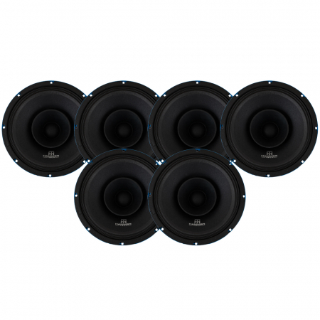 6-pack Hammer Tech Omni Class OCF250, 10tums mellanregister i gruppen Paketlösningar / Paket för bilen / SPL Högtalarpaket hos BRL (SETOCF250PKT2)