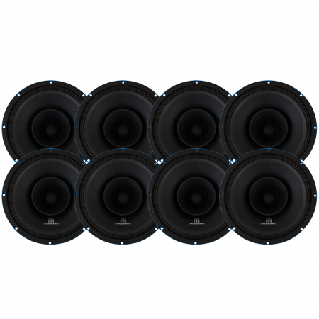 8-pack Hammer Tech Omni Class OCF250, 10tums mellanregister i gruppen Paketlösningar / Paket för bilen / SPL Högtalarpaket hos BRL (SETOCF250PKT3)