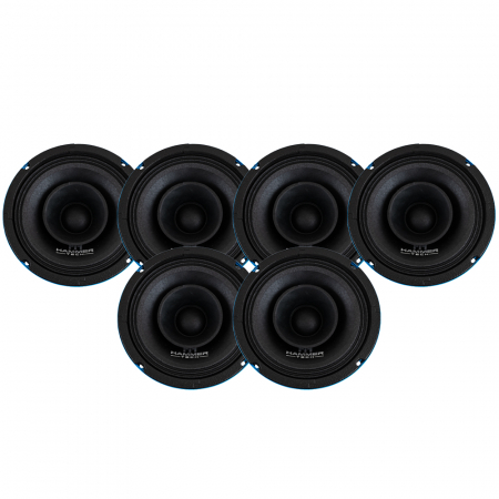 6-pack Hammer Tech Omni Class OCF165, 6.5tums mellanregister i gruppen Paketlösningar / Paket för bilen / SPL Högtalarpaket hos BRL (SETOCF65PKT2)