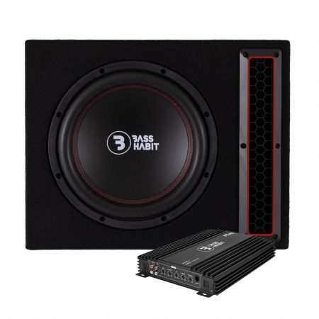 Bass Habit Play 2 P2112 med Play Power 600.1 G2, baspaket i gruppen Paketlösningar / Paket för bilen / Baspaket hos BRL (SETP2112PKT1)