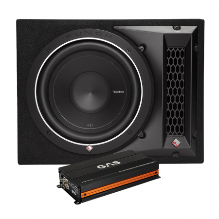 Rockford Fosgate P2-1X12 med GAS PRO POWER 700.1D i gruppen Paketlösningar / Paket för bilen / Baspaket hos BRL Electronics (SETP21X12ALPHA6001)