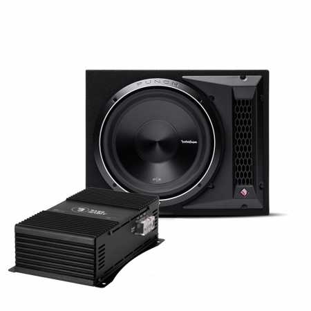 Rockford Fosgate P3 1x12 med Bass Habit SPL ELITE 1000.1DF i gruppen Paketlösningar / Paket för bilen / Baspaket hos BRL Electronics (SETP31X12PRO)