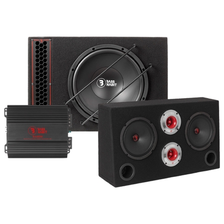 Bass Habit PL112A med SRE62 och slutsteg, raggarpaket i gruppen Nyheter hos BRL (SETPL112APKT3)
