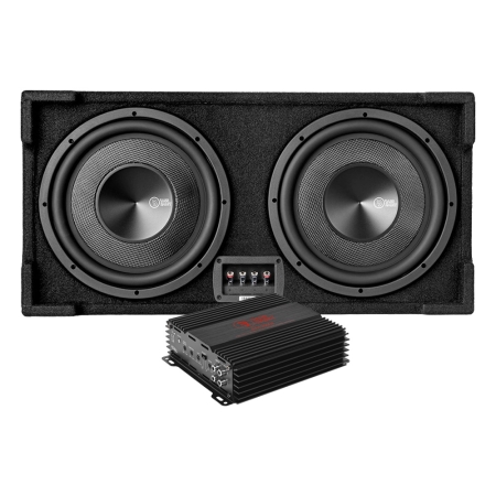 Bass Habit PL2212SR med RA1200W, baspaket i gruppen Paketlösningar / Paket för bilen / Baspaket hos BRL (SETPL2212SRPKT1)