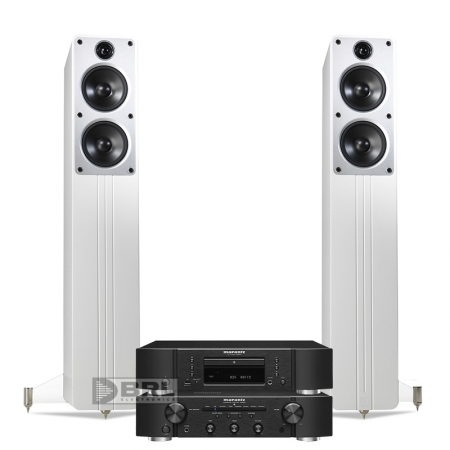 Marantz PM6006 & CD6006 med Q Acoustics Concept 40 - Vit i gruppen Paketlösningar / Paket för hemmet / Stereopaket hos BRL (SETPM6006BPKT2)