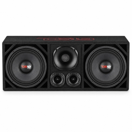 DS18 PRO-X10.4M i VOC10PRO, SPL-låda med diskanter och driver i gruppen Billjud / Bilhögtalare / Raggarplanka hos BRL (SETPROX104MPKT3)
