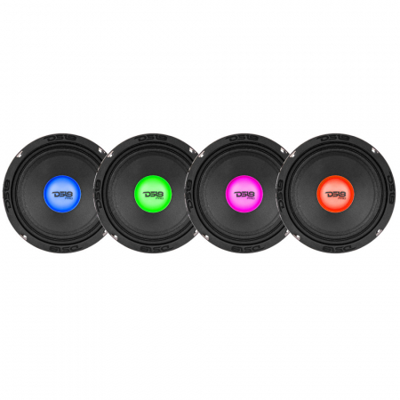 4-pack DS18 PRO-X6.4RGBCAP, 6.5 tums midbas med RGB LED-belysning i gruppen Billyd / Bilhøyttalere / Midbasser/mellomtone hos BRL Electronics (SETPROX64RGBCAPX4)