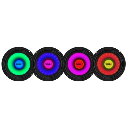 4-pack DS18 PRO-X6.4RGB, 6.5 tums RGB LED-midbasar i gruppen Billjud / Bilhögtalare / Midbasar / Mellanregister hos BRL (SETPROX64RGBX4)
