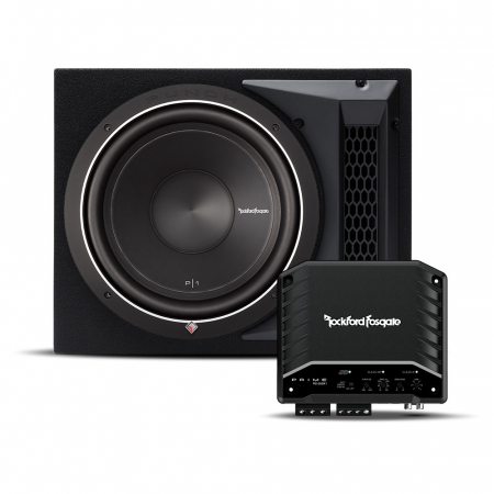 Rockford Fosgate P1-1X12 & R2-250X1, baspaket i gruppen Paketlösningar / Paket för bilen / Baspaket hos BRL Electronics (SETR2250X1PKT2)