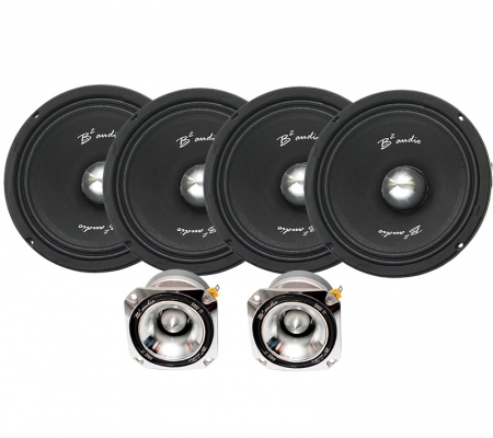 4-pack B² audio HN10P & B² audio RAGE T1 i gruppen Paketlösningar / Paket för bilen / SPL Högtalarpaket hos BRL Electronics (SETRAGE10PMXP2)