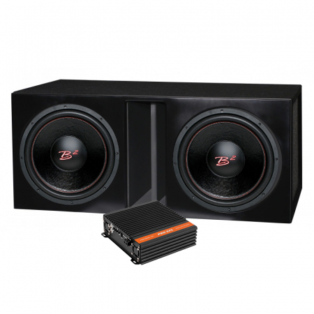 B2 Audio RIOT 12D2 i GV-låda & GAS PRO SPL 3500.1 i gruppen Paketlösningar / Paket för bilen / Baspaket hos BRL Electronics (SETRIOT12BOXPSP3500)