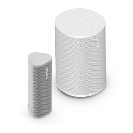 Sonos Roam 2 & Era 100 vit, multiroompaket small i gruppen Paketlösningar / Paket för hemmet / Multiroompaket hos BRL (SETROAM2WPKT1)