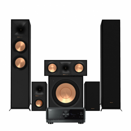 Yamaha RX-V6A & Klipsch Reference R-600F 5.1 hemmabiopaket, svart i gruppen Paketlösningar / Paket för hemmet / Hemmabio & Hemmabiopaket hos BRL Electronics (SETRXV6APKT11)