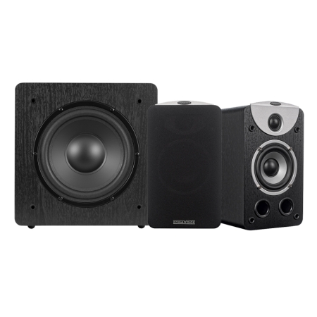 Dynavoice Magic S-4 EX v.3 med Challenger Sub 8, 2.1 stereopaket i gruppen Paketlösningar / Paket för hemmet / Stereopaket hos BRL (SETS4EXPKT11)