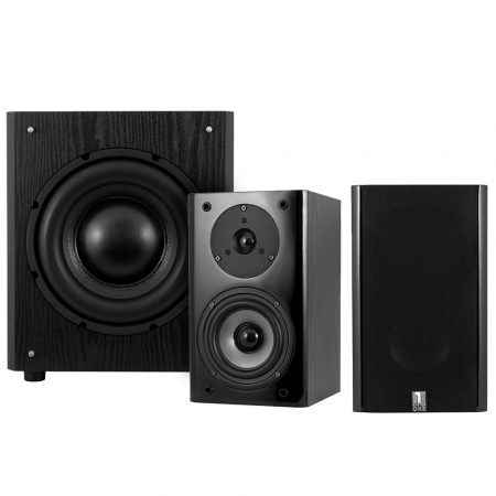 System One SB-15B & System One W100 högtalarpaket 2.1, svart i gruppen Paketlösningar / Paket för hemmet / Högtalarpaket hem hos BRL (SETSB15PKT1)