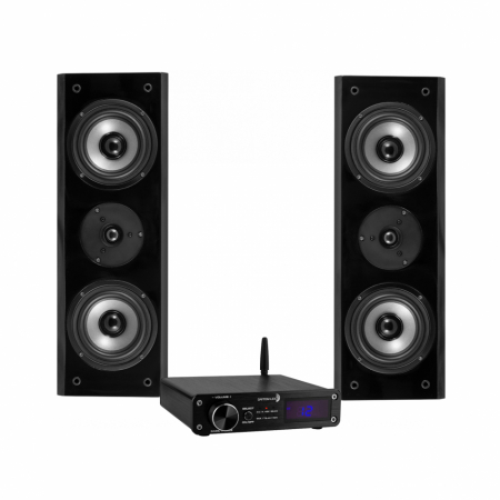 Dayton Audio DTA-PRO & System One SC155B, stereopaket i gruppen Pakkeløsninger / Pakker for hjemmet / Stereopakker hos BRL Electronics (SETSC155BPKT4)