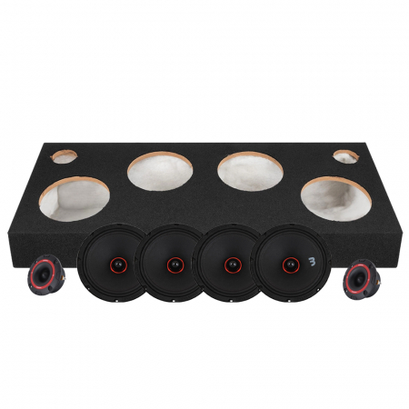 Bass Habit SPL Elite SE200M & SP25A i GAS PRO-raggarplanka i gruppen Billjud / Bilhögtalare / Raggarplanka hos BRL (SETSE200MPKT3)