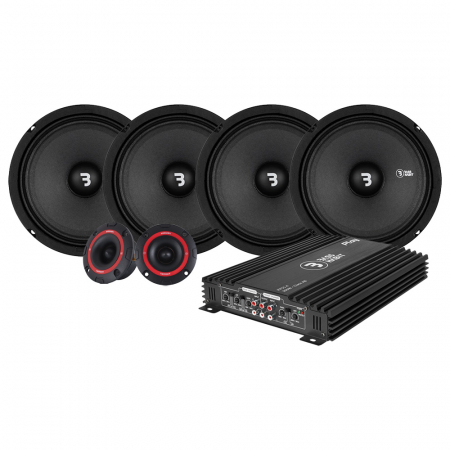 4-pack Bass Habit SP165M med SP25A SPL-paket, medium i gruppen Paketlösningar / Paket för bilen / SPL Högtalarpaket hos BRL Electronics (SETSP165MPKT1)