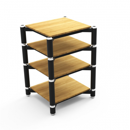 Norstone Spider 4 Hifi-rack, bamboo i gruppen Hemmaljud / Tillbehör / HiFi-racks & Mediamöbler hos BRL Electronics (SETSPIDER4BA)