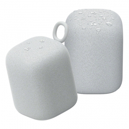 2-pack Sony LinkBuds Speaker trådlös bärbar högtalare, ljusgrå i gruppen Hemmaljud / Högtalare / Bluetooth-högtalare hos BRL (SETSRSLS1GPKT2)