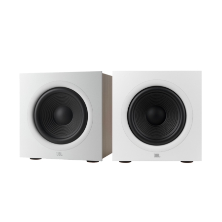 2-pack JBL Stage 200P aktiv 10 tum subwoofer, vit i gruppen Nyheter hos BRL (SETSTAGE200PPKT2)
