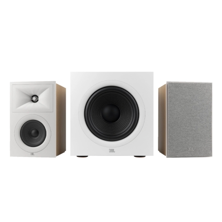 JBL Stage 240B med 200P, 2.1 högtalarpaket vitt i gruppen Paketlösningar / Paket för hemmet / Högtalarpaket hem hos BRL (SETSTAGE240BPKT2)