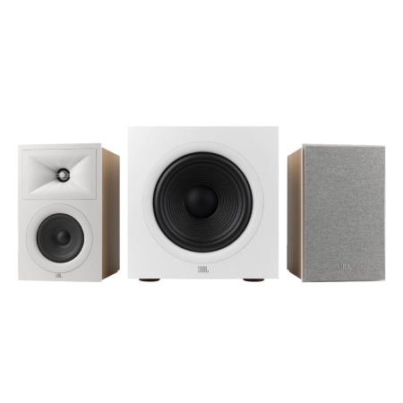 JBL Stage 250B med 200P, 2.1 högtalarpaket vitt i gruppen Paketlösningar / Paket för hemmet / Högtalarpaket hem hos BRL (SETSTAGE250BPKT2)