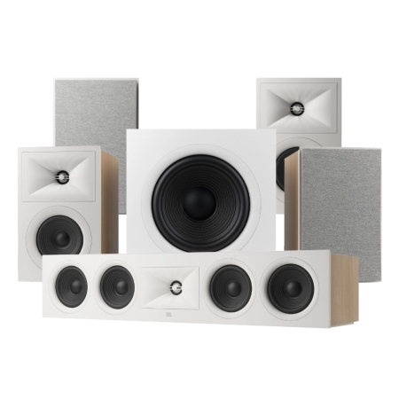 JBL Stage 250B 5.1 högtalarpaket med 200P och center, vitt i gruppen Paketlösningar / Paket för hemmet / Högtalarpaket hem hos BRL (SETSTAGE250BPKT4)