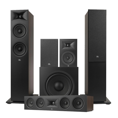 JBL Stage 260F 5.1 högtalarpaket med 220P och center, svart i gruppen Paketlösningar / Paket för hemmet / Högtalarpaket hem hos BRL (SETSTAGE260FPKT3)