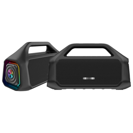 2-pack Arcsound STEAM bärbar partyhögtalare, svart i gruppen Nyheter hos BRL (SETSTEAMX2)