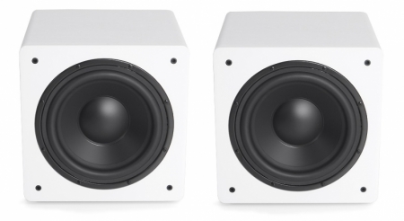 Dynavoice Challenger Sub 10 EX aktiv subwoofer, vit 2-pack i gruppen Lyd til hjemmet / Høyttalere / Subwoofer hos BRL Electronics (SETSUB10EXPKT2)