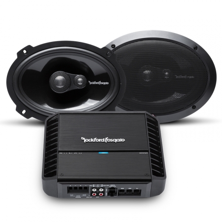 Rockford Fosgate T1693 & P300X2 i gruppen Paketlösningar / Paket för bilen / Hatthyllepaket hos BRL Electronics (SETT1693PKT1)