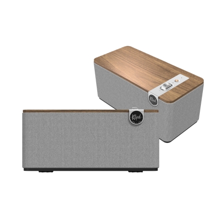 2-pack Klipsch The One Plus Bluetooth-högtalare, valnöt i gruppen Hemmaljud / Högtalare / Bluetooth-högtalare hos BRL (SETTHEONEPLUSWAX2)