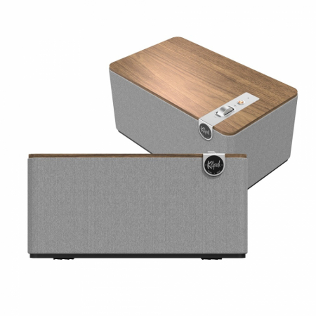 2-pack Klipsch The Three Plus Bluetooth-högtalare, valnöt i gruppen Hemmaljud / Högtalare / Bluetooth-högtalare hos BRL (SETTHREEPLUSX2WA)
