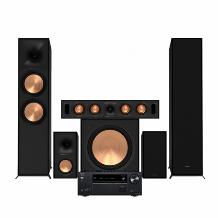 Onkyo TX-NR6100 & Klipsch Reference R-800F 5.1 hemmabiopaket, svart i gruppen Paketlösningar / Paket för hemmet / Hemmabio & Hemmabiopaket hos BRL Electronics (SETTXNR6100PKT1)