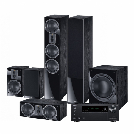 Onkyo TX-NR7100 & Magnat Signature S507 5.1 hemmabiopaket, svart i gruppen Paketlösningar / Paket för hemmet / Hemmabio & Hemmabiopaket hos BRL (SETTXNR7100PKT1)