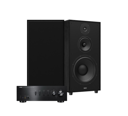 Yamaha A-S501 II med Indiana Line Utah 5, 2.0 stereopaket i svart i gruppen Paketlösningar / Paket för hemmet / Stereopaket hos BRL (SETUTAH5PKT1)