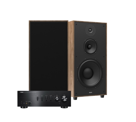 Yamaha A-S501 II med Indiana Line Utah 5, 2.0 stereopaket i valnöt i gruppen Paketlösningar / Paket för hemmet / Stereopaket hos BRL (SETUTAH5PKT2)