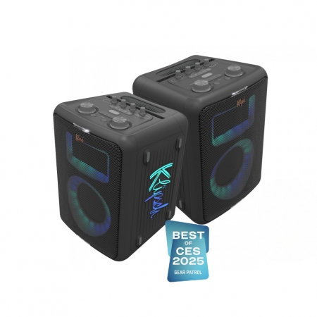 2-pack Klipsch Vegas, partyhögtalare med Bluetooth & mikrofon i gruppen Hemmaljud / Högtalare / Partyhögtalare hos BRL (SETVEGASPKT1)