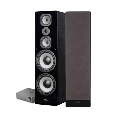 WiiM Vibelink Amp & Dynavoice Challenger M-105 EX v4, stereopaket i gruppen Paketlösningar / Paket för hemmet / Stereopaket hos BRL (SETVIBELINKAMPPKT2)