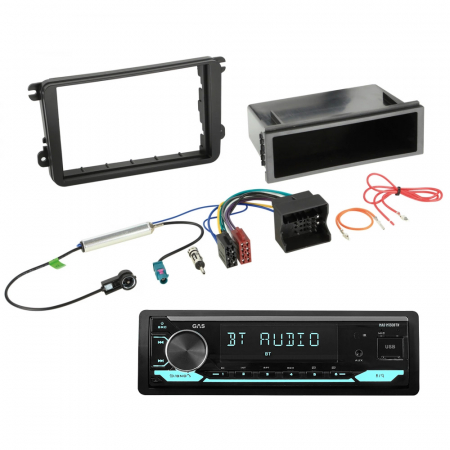 GAS MAD M130-BTN bilstereopaket till VW (ej CAN-BUS) i gruppen Billjud / Vad passar i min bil / Volkswagen / Transporter / Transporter T5.1 2010-2015 / Byta stereo Transporter T5.1 2010-2015 hos BRL (SETVWPKT43)
